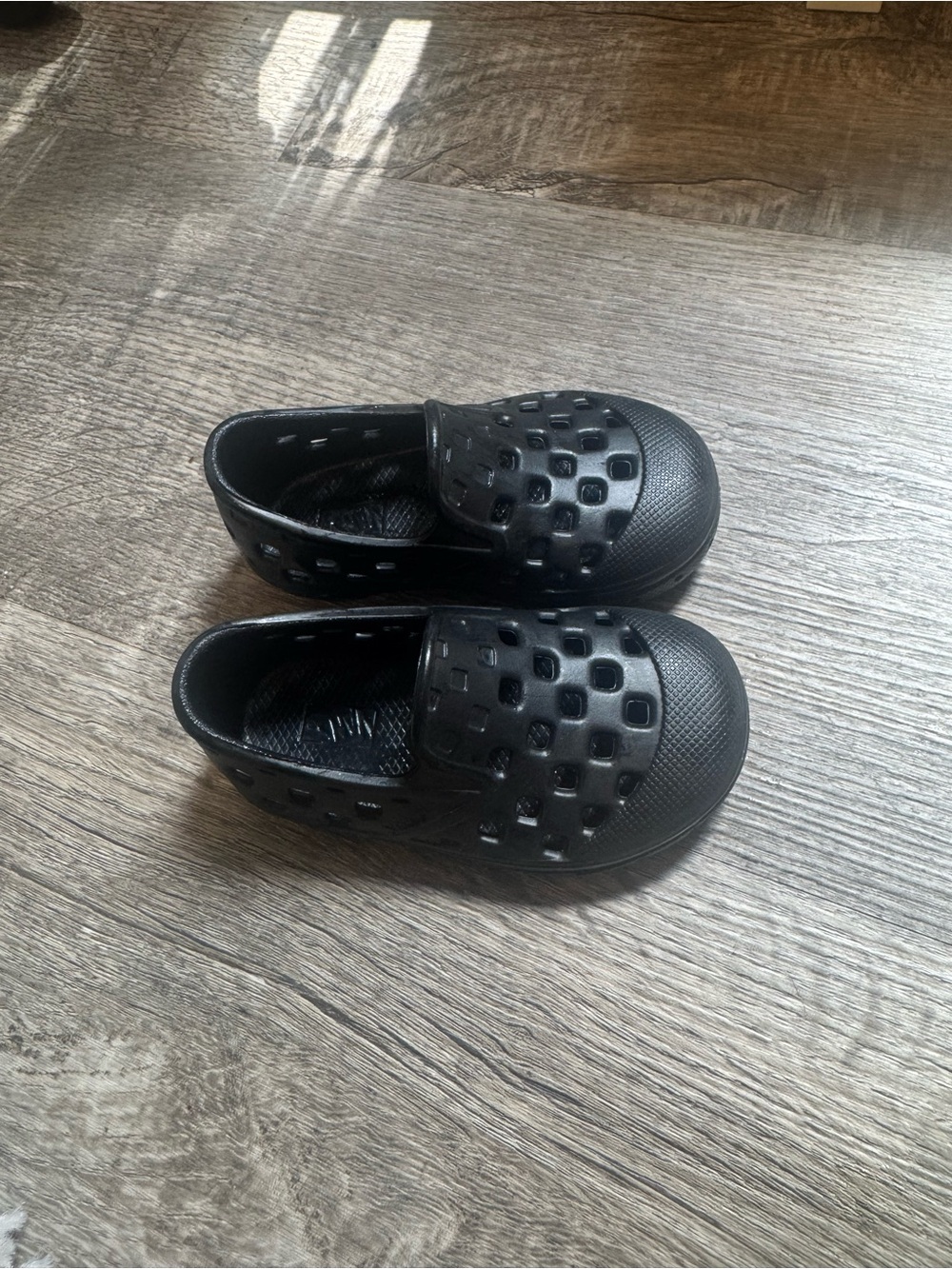Vans baby  Black Slip-On Water Shoes size 4